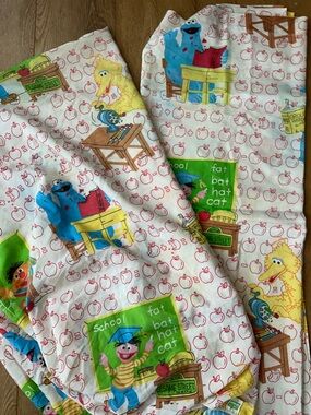 Vintage Sesame Street Sheet Set - As Is
